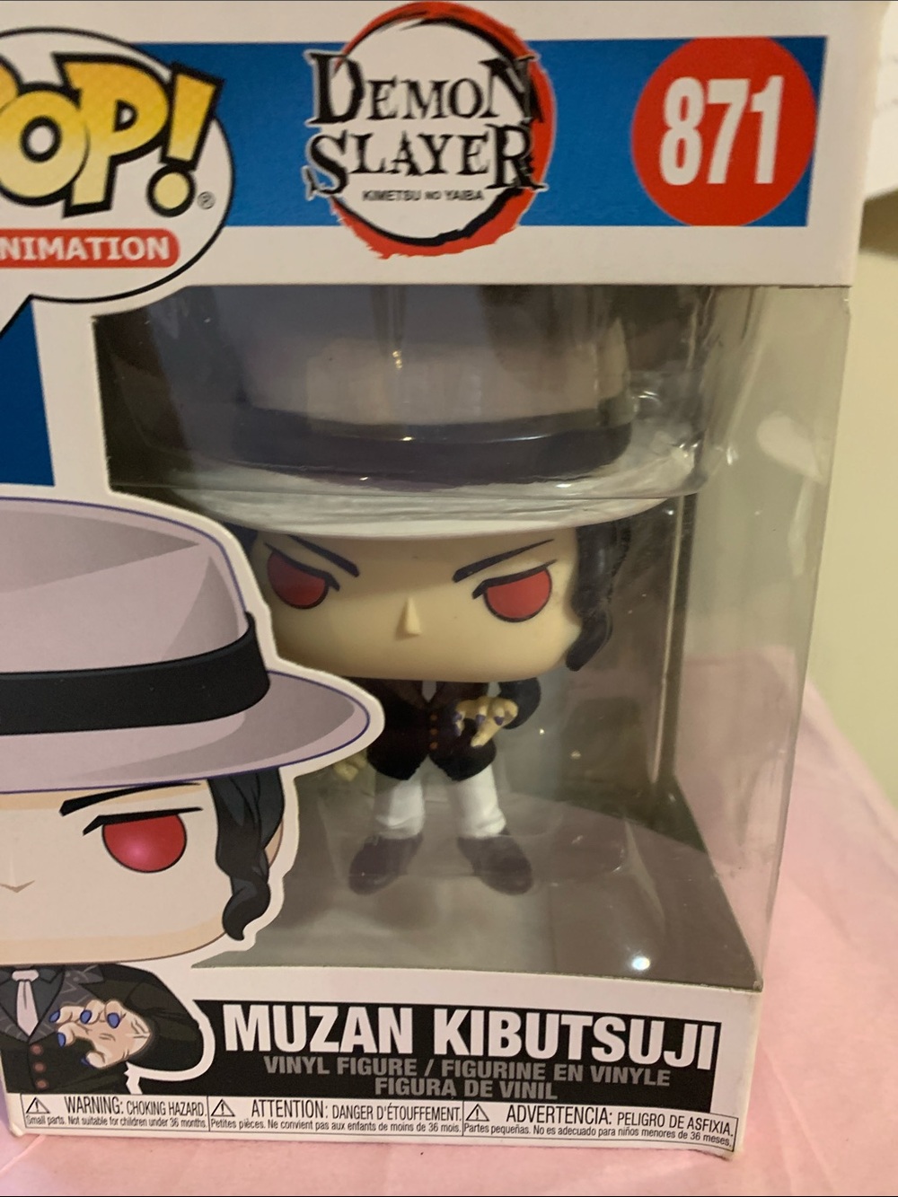 Funko Pop! Demon Slayer Muzan Kibutsuji Vinyl Figure - White, Black, Red